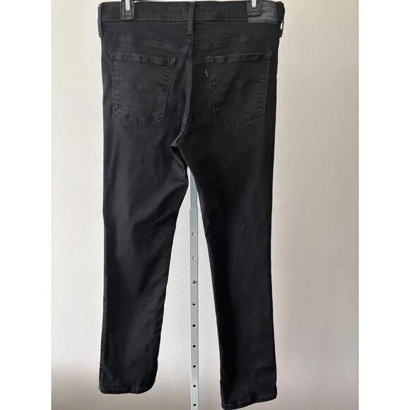 Indie Sleaze Levi’s 312 Jeans Black W30 L30 Slim Mid Rise Stretch Classic Rebel - Picture 10 of 16